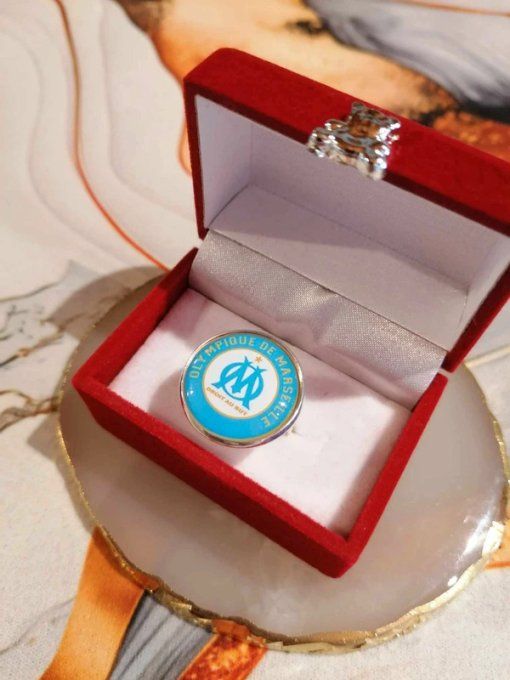 Bague Olympique de Marseille ajustable – Doré ou Argenté